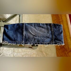 Zara denim crop top, never been worn